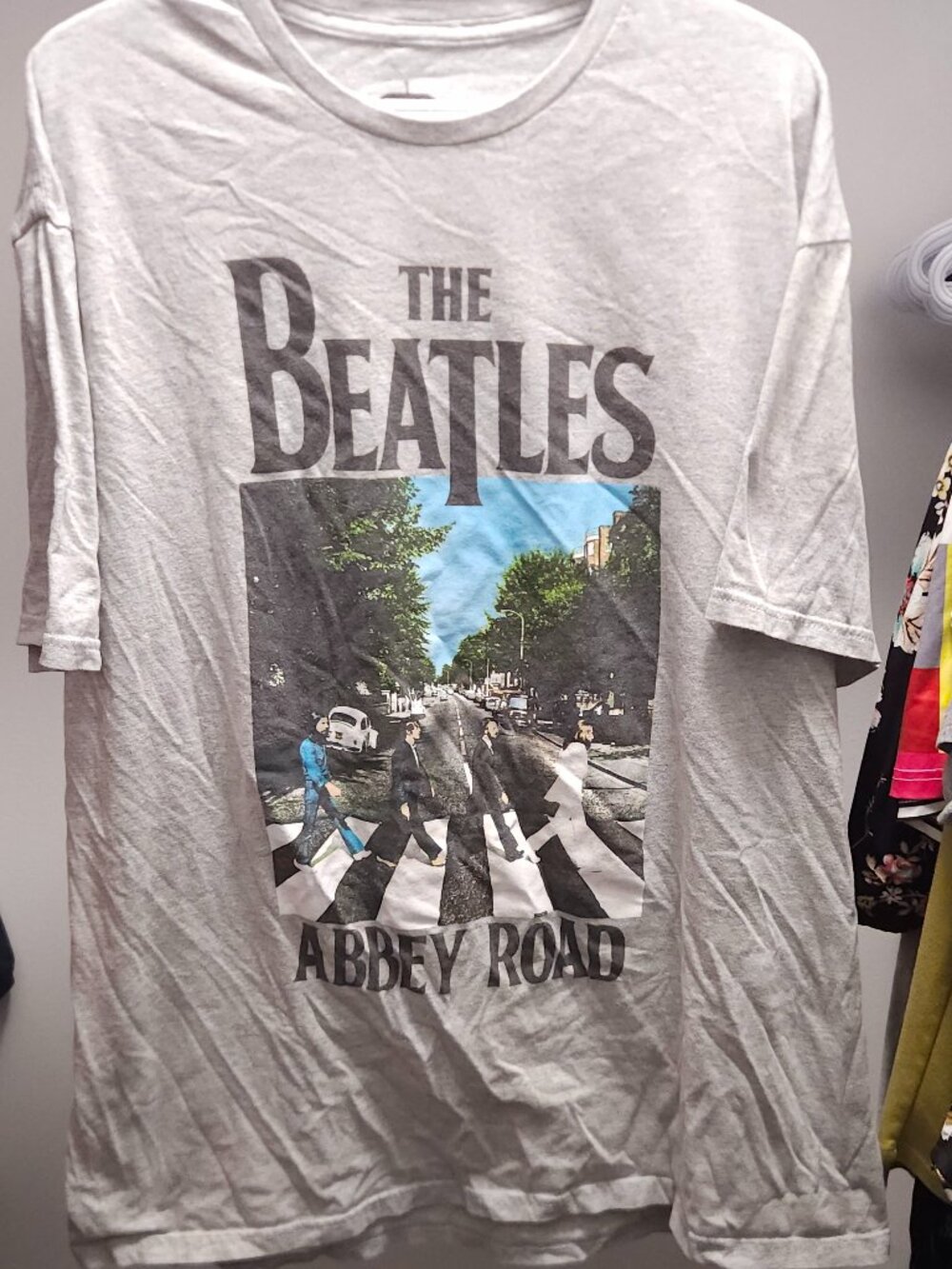 The Beatles Abbey Road Graphic Tee - Gray